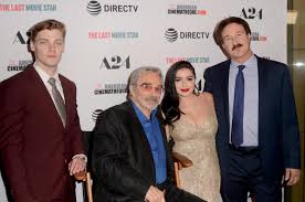 LOS ANGELES - FEB 22 Levi Meaden, Burt Reynolds, Ariel Winter, Glenn  Workman at the The Last Movie Star Premiere at the Egyptian Theater on  February 22, 2018 in Los Angeles, CA