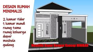 Desain rumah dengan garasi dan carport. Desain Rumah Ukuran 5x8 1 Lantai Desain Rumah Idaman