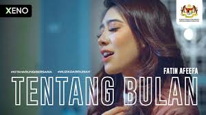verse c bulan dan bintang g bersinar berkelipan g dan menerangi c keindahan malam c tanpamu bulan g malam kegelapan g tanpamu bintang f g c hilanglah keindahan chorus am em ini kisah tentang bulan f c bulan bintang jadi kawan am em bergitulah persahabatan f c g yang cuba kami eratkan f g c moga berkekalan selamanya. Lirik Lagu Tentang Bulan Selebriti Fatin Afeefa