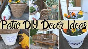 Find the best outdoor decor ideas for any yard or landscaping needs. Diy Patio Decor Ideas Farmhouse Style Outdoor Decor Terra Cotta Pots Dollar Tree Diys Youtube