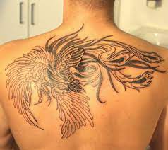 Idee Tatouage Phoenix Dos Modele De Tattoo 354331