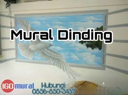 Dengan adanya lukisan di plafon anda, suasana ruangan pun akan tampak lebih indah, hidup. 0856 850 3437 Jual Mural Dinding Lukis Cirebon Mural Dinding Mural Dinding