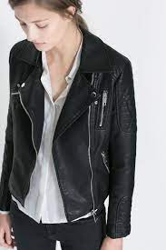 Women S Just In Clothes Zara United States Zara Leather Jacket Fashion Motorcycle Jacket Women