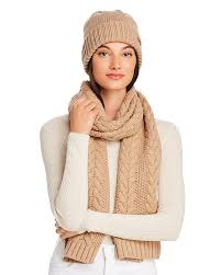 This would make a wonderful gift for someone or for yourself. Barbour Cable Knit Scarf Beanie Set In Mink Modesens