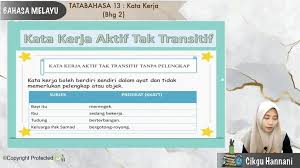 Belajar, beraja dengan adiknya ( √ ) 6. S4 Bm 13 02 Kata Kerja Bhg 2 Jom Tuisyen