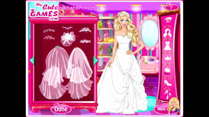 Wedding Barbie Dress Up Games Youtube