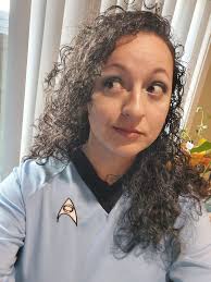 My job says we can dress up all October. Clearly I had to take advantage of  it 🖖🏽