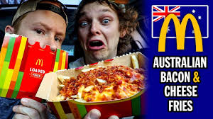 Australian McDonald's Bacon & Cheese Loaded Fries Food Review