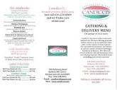 Candicci's Restaurant Catering Menu - Candicci's Restaurant Bar ...