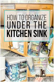 under the sink organization: before and