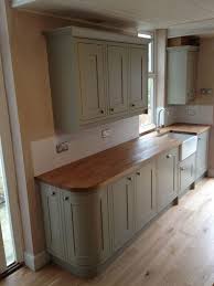 Image Result For Wood Worktop Sage Cabinet Kitchen Cabinets Decor Green Kitchen Cabinets Kitchen Cabinet Design