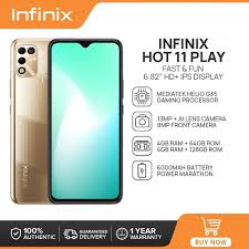 Infinix Hot 11 Play 4GB RAM 64GB ROM ...