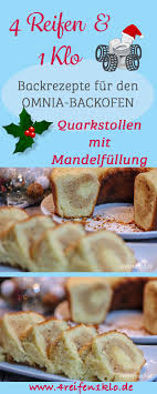 Quarkstollen Mit Mandelfullung 4reifen1klo Quarkstollen Rezept Rezepte Backrezepte