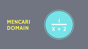 Check spelling or type a new query. Mencari Domain Daerah Asal Dari Sup 1 Sup Sub X 2 Sub Matematika Sma