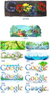 A History Of Google Earthday Logos Earth Day Google Earth Google Logo