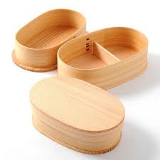 Magewappa Wooden Bento Box Makanan Bambu Desain