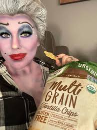 Althemia having a Halloween snack.