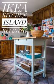 refinishing an ikea kitchen island