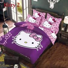 Kitty sanrio hello kitty face line scissors hello kitty ears with ribbon pink or red pink. Hello Kitty Bedding Set Flat Bed Sheet Quilt Cover 4 In 1 Set Single Queen Size Lazada Singapore
