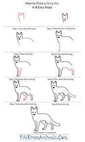 Begin by drawing a circle to outline the fox's head. Arctic Fox Simple Cute Fox Drawing Easy Novocom Top