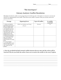 interlopers conflict resolution chart