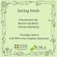 Seed Saving with Master Gardener Doreen Hamburg