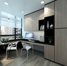 Bedroom study room contemporary minimalistic modern blue brown white. 4 Study Area Ideas To Embrace And Execute