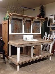 Building A Shed Has Never Been So Easy So Here Is A Big And Rustic Potting Bench For You Rustic Potting Benches Potting Bench Plans Potting Bench With Sink