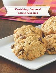 Vanishing Oatmeal Raisin Cookies Recipe Quaker Oats Recipe Vanishing Oatmeal Raisin Cookies Raisin Cookies Cookie Recipes Oatmeal Raisin