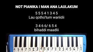 Not pianika lagu diatas merupakan hak cipta / hak milik pengarang, pengubah, artis / band, penerbit dan label musik yang bersangkutan. Not Pianika I Man Ana Laulakum Santri Ploso Youtube