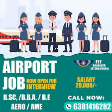 Fly Bhaarath International Airport Job Apply Now 6381416282 Airport Jobs Aviation Careers International Jobs