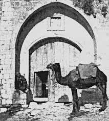 Some believe:the eye of the needle was a kind of narrow gate, into certain walled cities of biblical times. What Is The Correct Interpretation Of The Camel And Needle Parable Quora