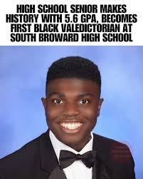 Nnyla Lampkins has etched her name in history at Thornton Fractional South  High School, becoming the first African-American valedictorian in 57 years  with a remarkable 4.26 GPA. She set her sights on