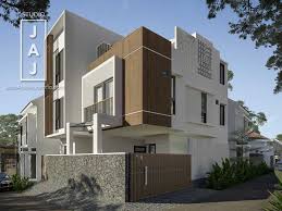 Setiap orang memimpikan tempat tinggal yang nyaman. Desain Rumah Kantor Minimalis Modern 3 Lantai Rooftop Milik Bapak Fadjar Jasa Arsitek Jakarta