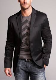 Black Blazer And Jeans Outfit Mens I Love This Look For Groomsmen In A Casual Yet Nice Wedding Especially With Band Shirts And Vans D Mens Outfits Well Dressed Men Stylish Men