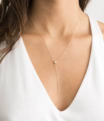 Measure the circumference of your neck with the dressmakers' tape measure. Gold Diamond Y Necklace Minimal Dainty Lariat Style Etsy Lariat Style Necklace Lariat Necklace Delicate Necklace
