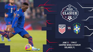 U.S. Mens National Team to Face Brazil in Second Allstate Continental  Clásico on June 12 at Camping World Stadium in Orlando, Fla. | U.S. Soccer  Official Website