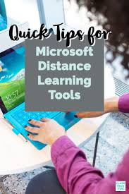 Quick Tips For Microsoft Distance Learning Tools Class Tech Tips In 2020 Distance Learning Digital Learning Activities Learning Tools
