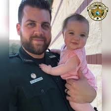 Detective Koehler got a visit from this young lady while he was working. It  looks like Miss Emerson was as proud to see her dad as he was to see her!  #CCSOFL #