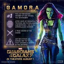 Guardians Of The Galaxy Gamora Gaurdians Of The Galaxy Gamora Gardens Of The Galaxy