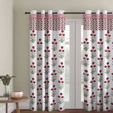 Give your window treatments the makeover they deserve these floral curtains from design love fest just scream be happy! easy to recreate in just an this works best with sheer panels or solid linen curtains, as patterned pieces may look cluttered and. Curtain à¤ªà¤° à¤¦ Upto 55 Off Buy Designer Curtains Online Woodenstreet