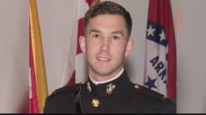 Marine Killed gets warm welcome home