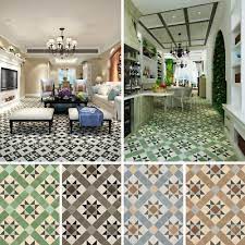 Luxury vinyl tile and plank vs. Vinyl Flooring Kitchen Lino Roll Victorian Patterned Tile Effect Cushioned Sheet Ebay