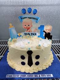 We'll do the shopping for you. Boss Baby Cake For A 1st Birthday Slice N Slake By Jj Facebook