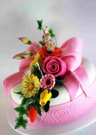 Check spelling or type a new query. Birthday Cake With Flowers Bouquet Happy Birthday Flower Cake Birthday Cake With Flowers Beautiful Birthday Cakes