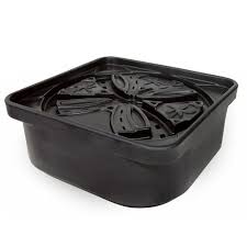 Large outdoor basin three tier black marble stone water fountain with round pool. Atlantic Fountain Basins Water Fountain Basin