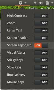 Click on the options button. How To Disable The On Screen Keyboard In 17 10 Ask Ubuntu