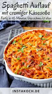 Baked Spaghetti Instakoch De Rezept In 2020 Spaghetti Auflauf Rezepte Kochrezepte