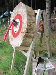 Transportable Frame So That The Knife Throwing Targets Can Be Brought To Any Place Just Be Sure To Have Some Tree Rounds Ther Knife Throwing Throwing Axe Axe