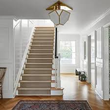 Really the only place when you think about it you actually touch when going up and down the stairs, is the hand railing, not the spindles. White Staircase Spindles Design Ideas